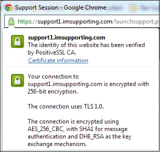 ssl encrypted live chat